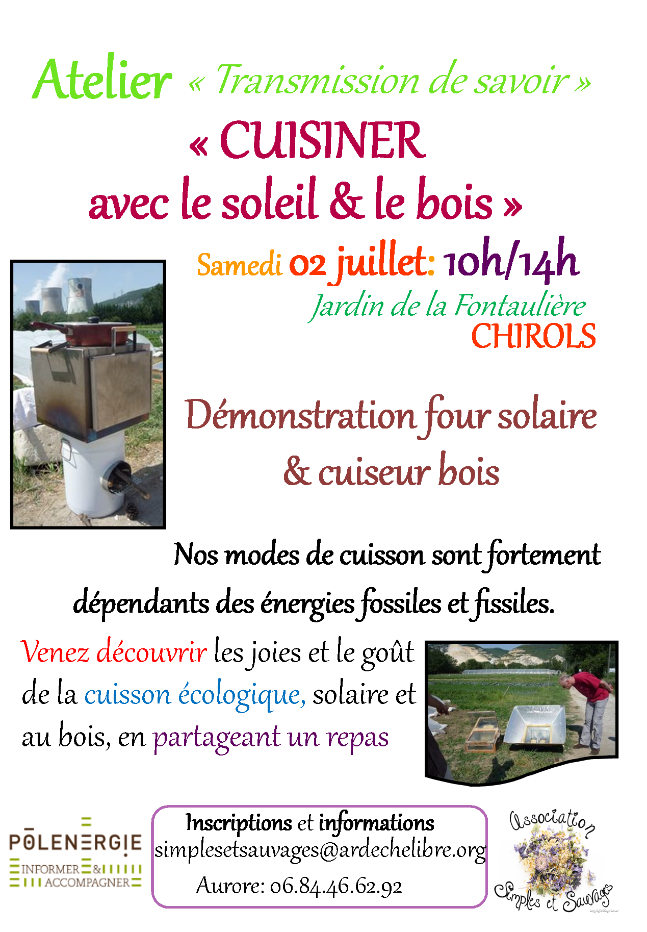 2 juillet cuiseur boir et four solaire